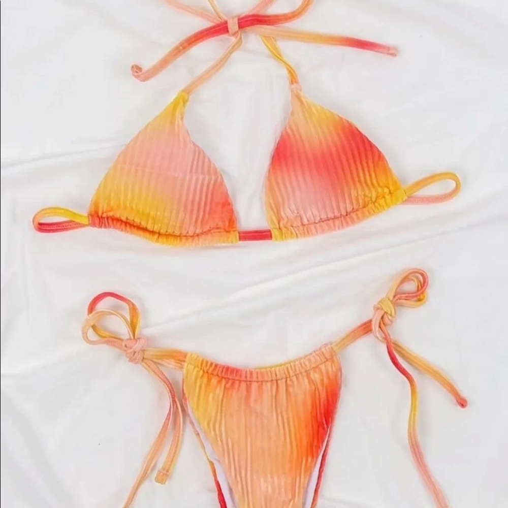 Triangle bikini swimsuit